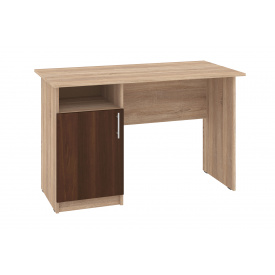 Стіл письмовий Structo (120х60х75 см, сонома + горіх)