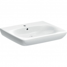Раковина подвесная Geberit Selnova Comfort 650×550 прямоугольная, белая (501.463.00.7)