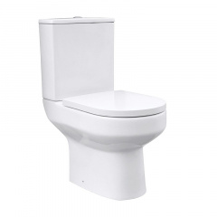 Унитаз напольный IMPRESE MALSE 800х630 безободковый, белый (c06204503) Рівне