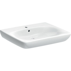 Раковина подвесная Geberit Selnova Comfort 650×550 прямоугольная, белая (501.463.00.7) Михайлівка