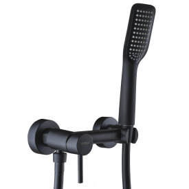 Смеситель для душа Globus Lux ALPEN SBT1-105-BB однорычажный, черный матовый