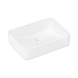 Раковина на столешницу Hansgrohe Xuniva 550×400 прямоугольная белая (61075450)