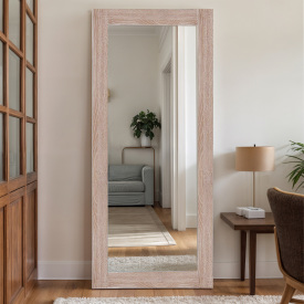 Зеркало напольное Tobi Sho Forli ростовое в раме с ножкой, без подсветки, 1700х700х32 мм Дуб сонома