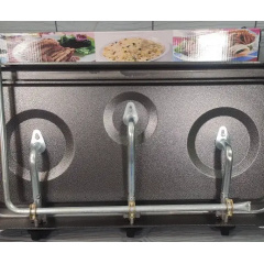 Таганок 3 конфорки Domotec VigohA MS-6603 Серый Акимовка