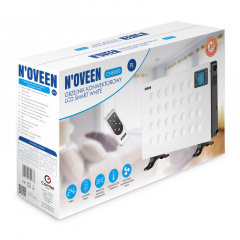 Конвектор Noveen CH8000 LCD SMART 600х375х100 мм Бело-черный Київ