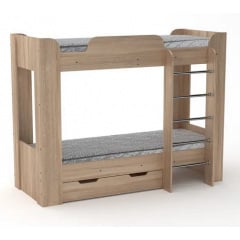 Двоярусне ліжко Твікс-2 Компаніт 190х70 см дсп дуб-сонома Киев