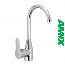 Смеситель для кухни AMIX Mario-011 Chrome (без подвода), Хром
