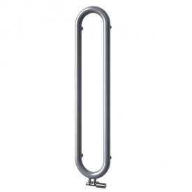 Дизайнерский вертикальный радиатор ISAN Coron 1000x330 серый