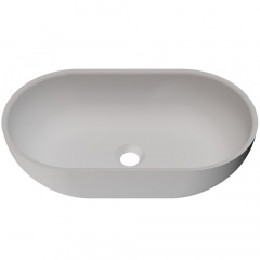 Умывальник накладной Amidicon Savanna 560x320 овальный, белый матовый (04560320Н01) Іршава