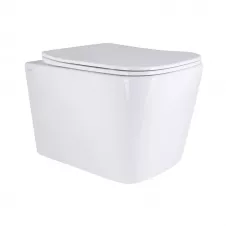 Унитаз подвесной Qtap Tern 525×345 безободковый, белый (QT17332303AW)