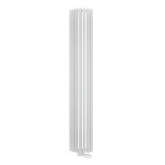 Дизайнерский вертикальный радиатор ISAN Melody Octava Radius 1800x295 белый Золотоноша