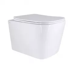 Унитаз подвесной Qtap Tern 525×345 безободковый, белый (QT17332303AW) Вінниця