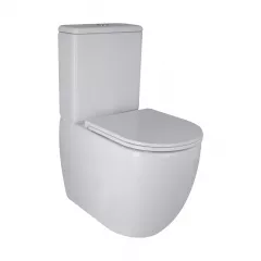 Унитаз напольный Qtap Robin 630×365 безободковый, белый (QT13222128AUQ1W) Суми