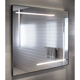 Дзеркало в рамі Tobi Sho Romana з підсвічуванням для передпокою, ванної кімнати, 700х900х30 мм