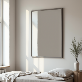 Дзеркало настінне в рамі Tobi Sho Melanie без підсвічування універсальне, 800х600х20 мм