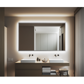 Дзеркало з підсвічуванням Tobi Sho Ariana в рамі для ванної кімнати, передпокою, 700х900х30 мм