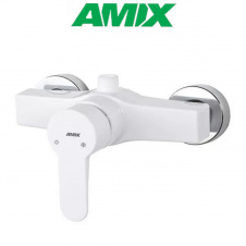 Смеситель для ванной AMIX Mario-003 White (без шланга и воронки), Белый