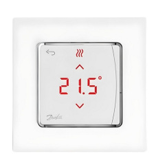 Терморегулятор для теплого пола Danfoss Icon Display 230В, белый Київ