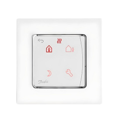 Терморегулятор для теплого пола Danfoss Icon Display 230В, белый Львів