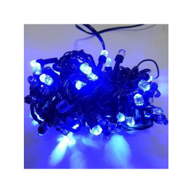 Светодиодная гирлянда Led "Кристаллы" на 500 светодиодов электрическая с контроллером Синий