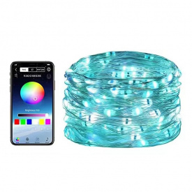 Светодиодная гирлянда Meiq-IT 100 LED RGB 10 м USB Bluetooth управление с телефона