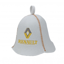 Банная шапка Luxyart Renault One Size белый LA-689