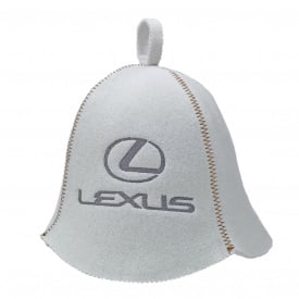 Банная шапка Luxyart Lexus One Size белый LA-916