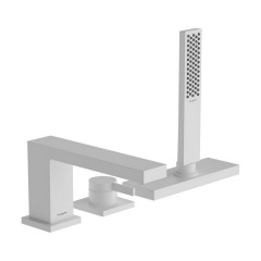 Смеситель для ванны Hansgrohe Tecturis E однорычажный, белый матовый (73443700) Ізюм