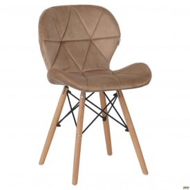 Стілець м'який Betani оксамит сірий