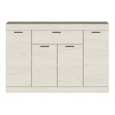 Комод Эверест Соната-7 140х38х94 см крафт белый