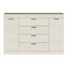 Комод Эверест Соната-8 140х38х94 см крафт белый