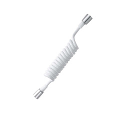 Шланг для гигиенической лейки Aquastrong спиральный 1,5 м, белый (HS-420-15) Одеса