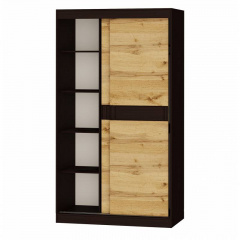 Шкаф Купе 2-х дверный Эверест Соната-120 120х60х217 см венге крафт золотой Кропивницкий