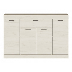 Комод Эверест Соната-7 140х38х94 см крафт белый Коростень
