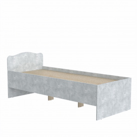 Односпальная кровать Компанит 80 202,4х84,5х80 см Бетон