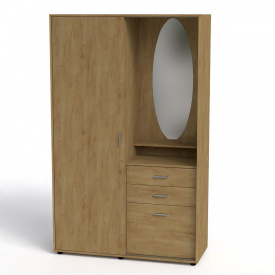 Передпокій Компанит Аліса 120х45х195 см Дуб крафт золотий