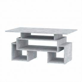 Стіл журнальний Компанит Тандем 100х58х48 см Бетон