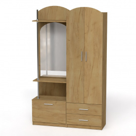 Передпокій Компанит Валентина 120х37,5х200 см Дуб крафт золотий