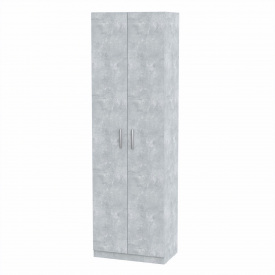 Вузька шафа для спальні Компанит Шафа 11 60х36,6х195 см Бетон