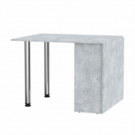 Розкладний стіл-книжка Компанит 2 81х32,2х72,6 см Бетон