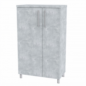 Комод Тумба 2 Компанит МГ 2 75х40х126,4 см Бетон