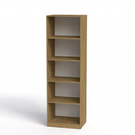 Стелаж книжковий Компанит КШ 1 61,2х44,8х195 см Дуб крафт золотий