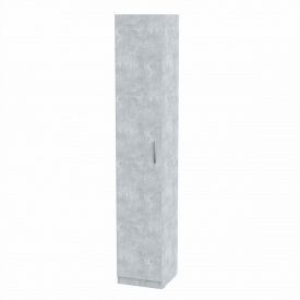 Пенал зачинений Компанит КШ 8 35,5х36,6х195 см Бетон
