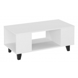 Тумба под телевизор Компанит Рио 90х45х37,6 см Альба белый