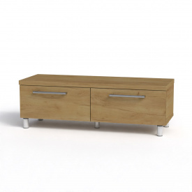 Тумба под телевизор ТВ 2 Компанит МГ 2 Дуб крафт золотой