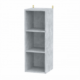 Полка навесная Компанит П 32 30х30х84 см Бетон