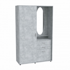 Передпокій Компанит Аліса 120х45х195 см Бетон