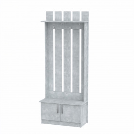 Передпокій для речей Яна Компанит 80х37х200 см Бетон