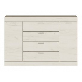Комод Эверест Соната-8 140х38х94 см крафт білий