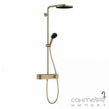 Душевая стойка с термостатом Hansgrohe Pulsify Showerpipe 260 1jet 24220140 бронза